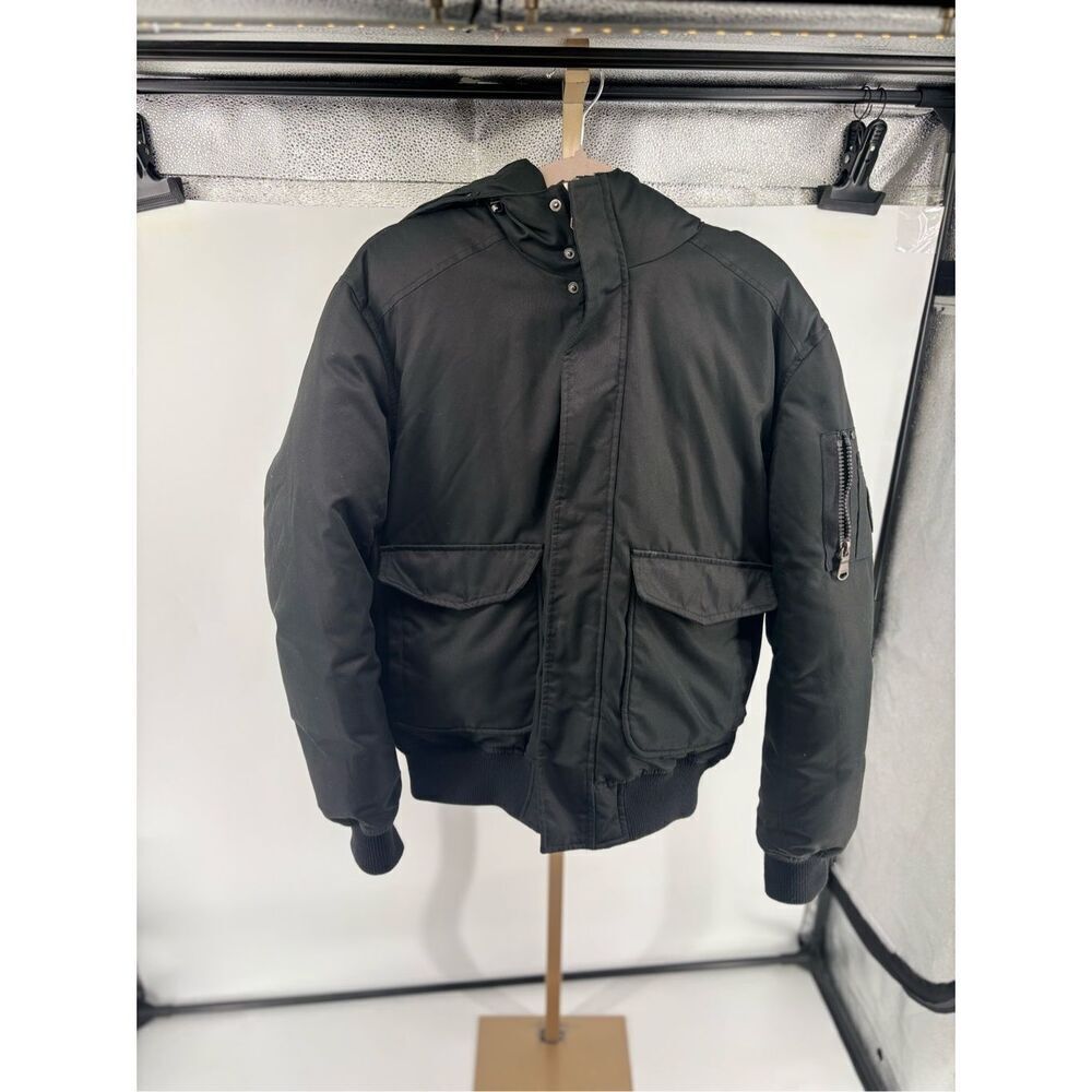 Pajar Lucas Men's Down Fill Heavyweight Coat Black Size Medium Hooded